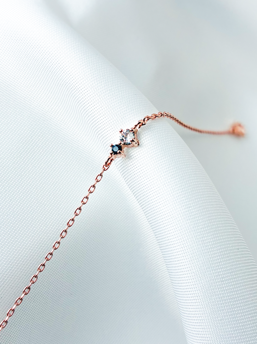 《原創款》奧地利元素水晶心繫925手鍊（玫瑰金色）Element Stone Cherish  925 Bracelet