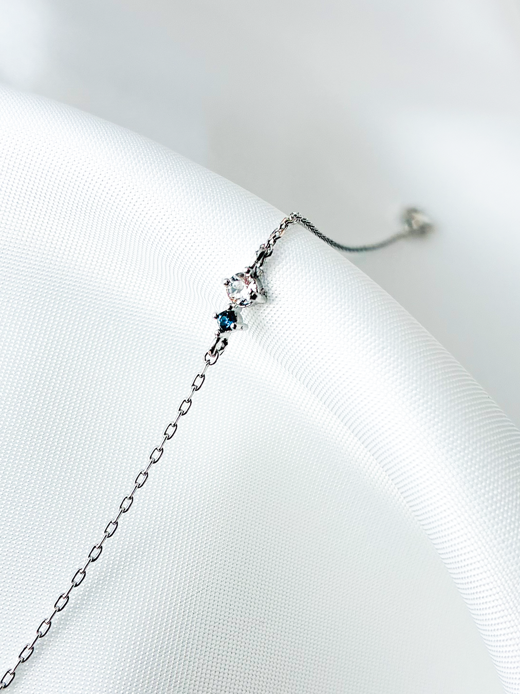 《原創款》奧地利元素水晶心繫925手鍊（銀色）Element Stone Cherish  925 Bracelet