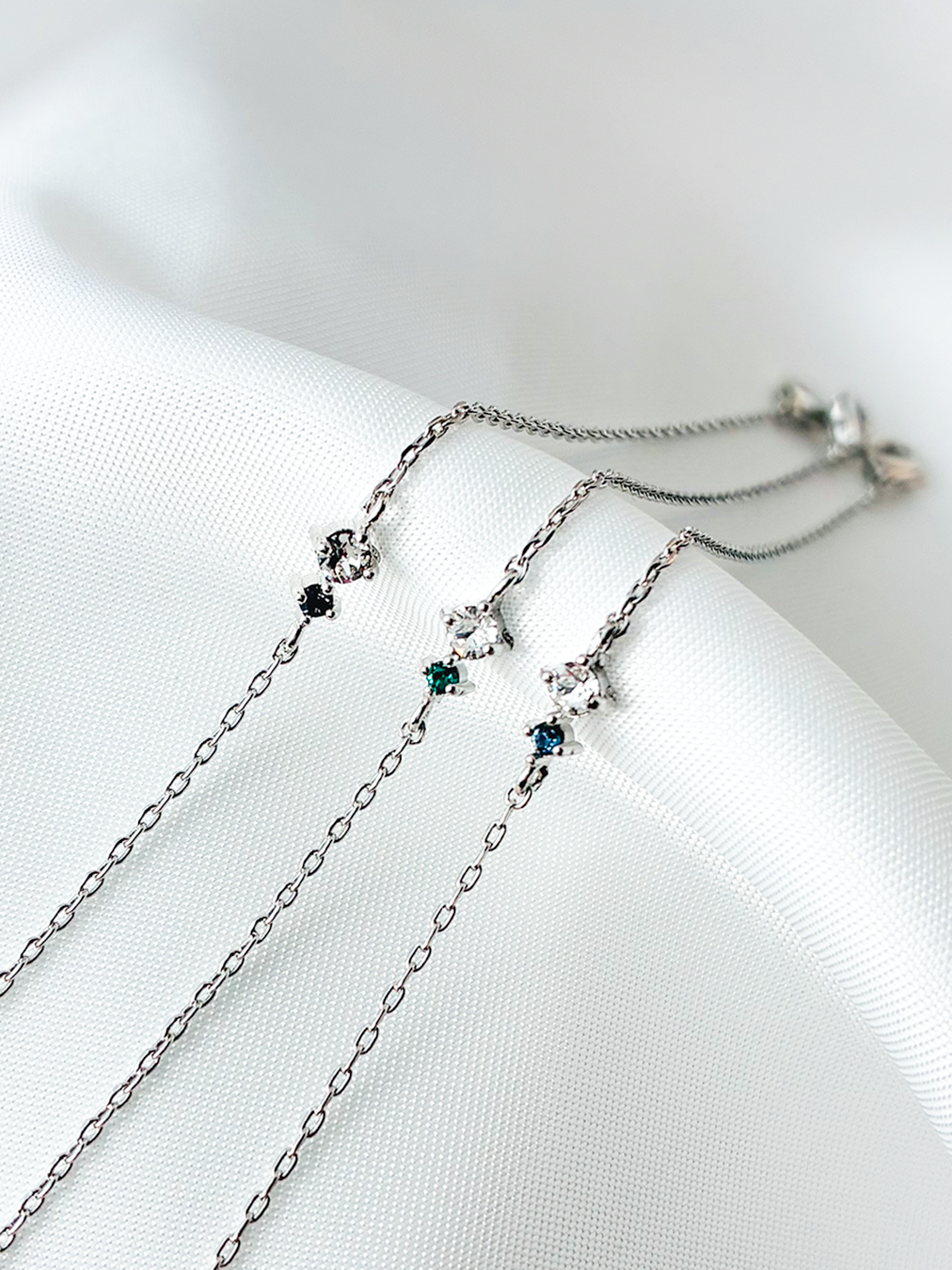 《原創款》奧地利元素水晶心繫925手鍊（銀色）Element Stone Cherish  925 Bracelet