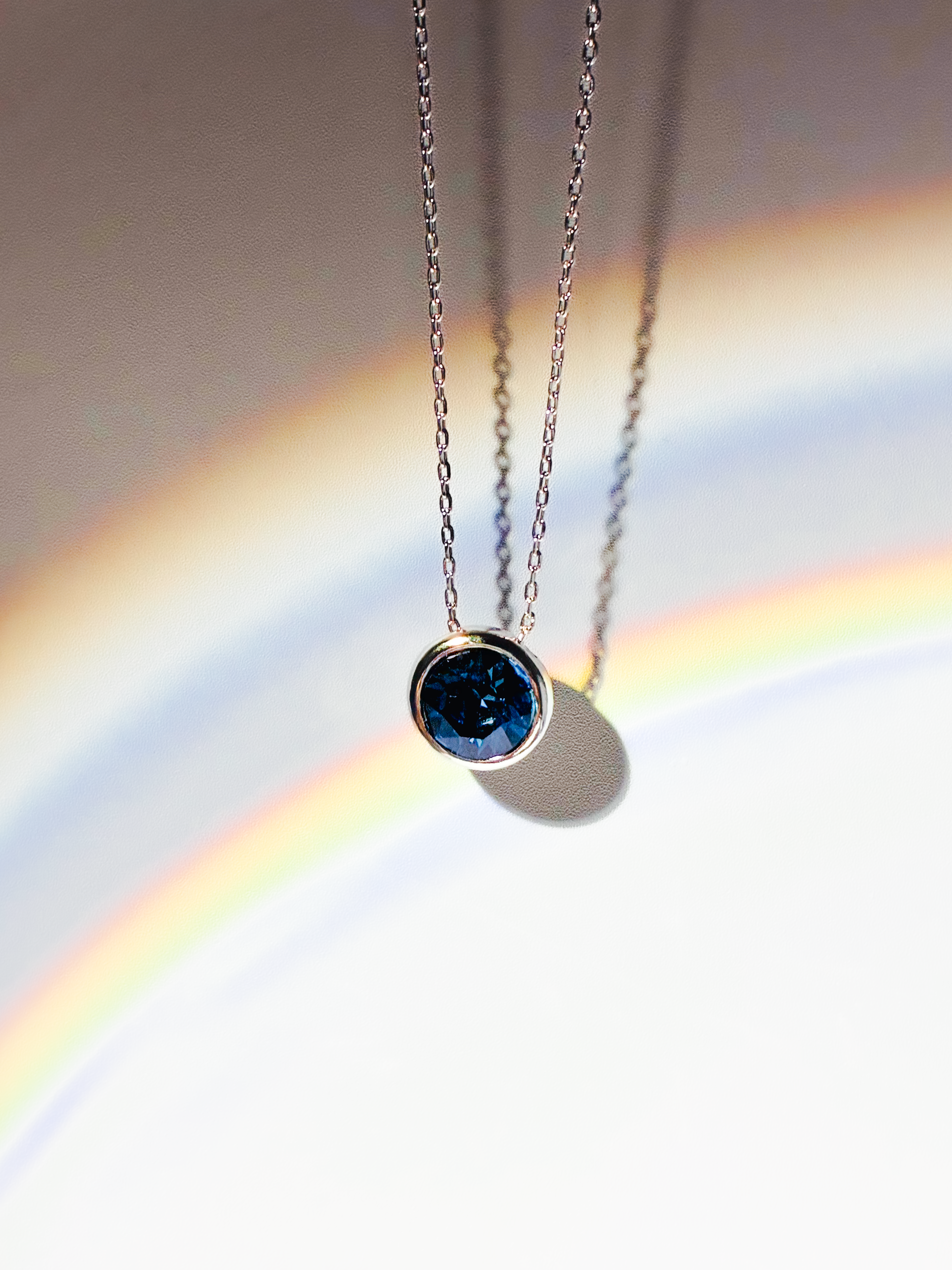 《獨家設計》奧地利元素水晶鍍白金高光頸鏈 Element Stone Rhodium Plated Necklace
